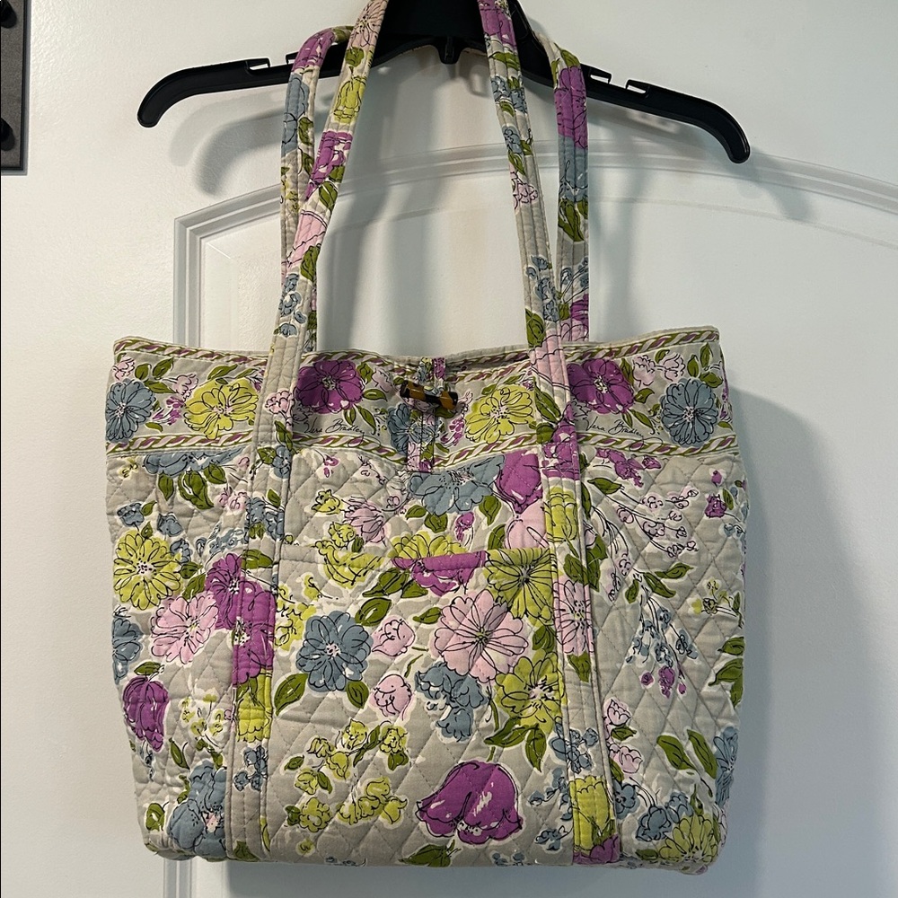 Vera Bradley Floral Quilted Tote Bag